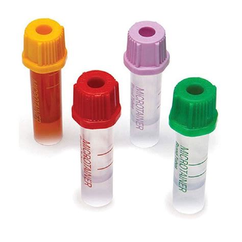 Plastic BD Microtainer Blood Collection Tubes For Hospital Size 2 X