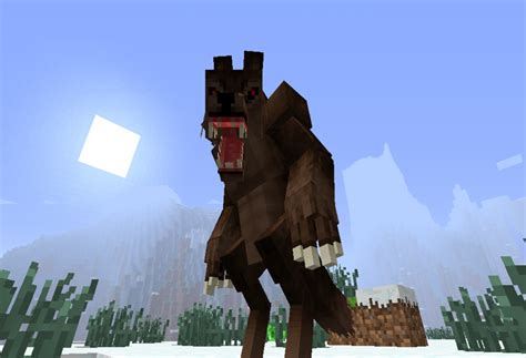 Minecraft Werewolf By Wholewheatkittyfeet On