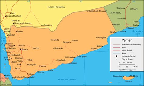 Yemen Haritas Lke Haritalar Uydu Harita