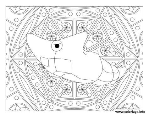 Dessin & coloriage de mandala pokemon en ligne, gratuit à imprimer pour colorier mandala pokemon avec les enfants et adultes. Coloriage Pokemon Mandala Adulte Metapod dessin