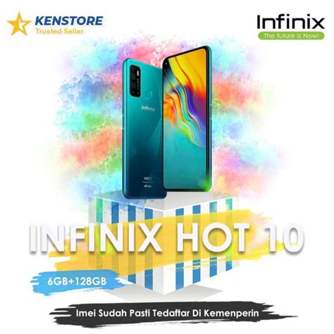 Jual Infinix Hot 10 6gb 128gb Garansi Resmi 1 Tahun Di Seller Kenstore