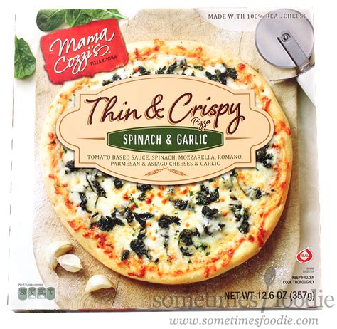 Our name says it all. Sometimes Foodie: Thin and Crispy Spinach & Garlic Pizza ...