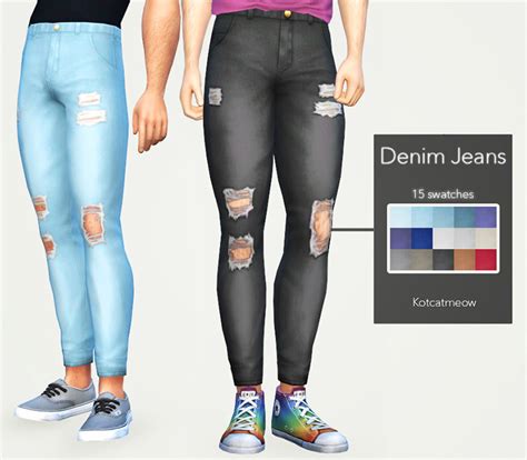 The Sims 4 Best Ripped Jeans Cc For Guys And Girls Fandomspot