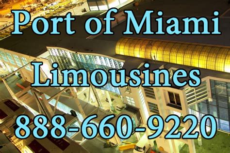 Port Of Miami Limo Service Limo Service Port Of Miami Fl