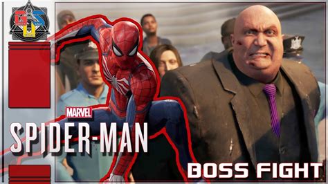 Kingpin Boss Fight Spider Man Ps4 Gameplay Walkthrough 🕷️ Edited