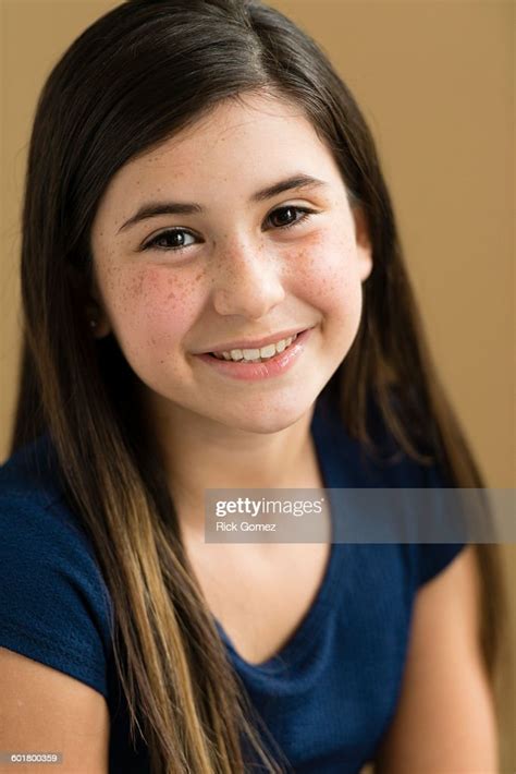 Mixed Race Girl Smiling High Res Stock Photo Getty Images