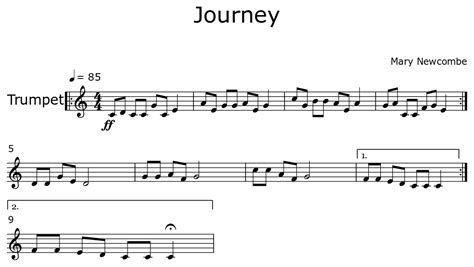 Journey Sheet Music For Trumpet