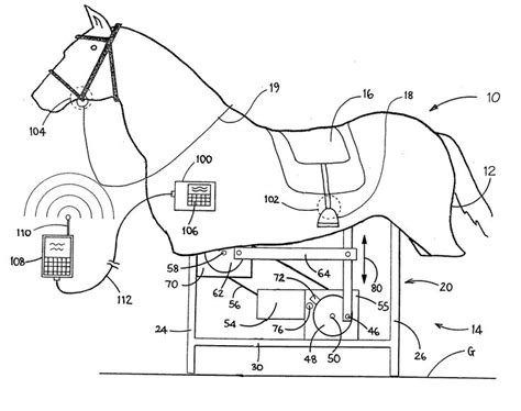 Us20060147887a1 Horse Simulator Patent Drawing Horses Simulation