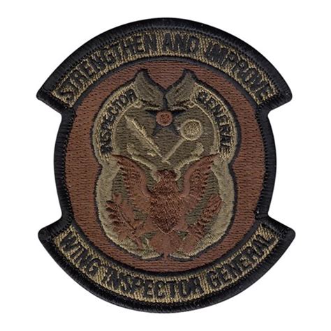 Usaf Wing Inspector General Ocp Patch United States Air Force Wing