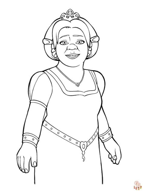 Princess Fiona Coloring Pages Fun And Free Printable For Kids