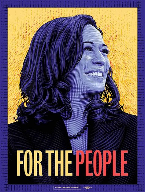 Kamala Harris For The People Campaign Poster On Behance Presidential