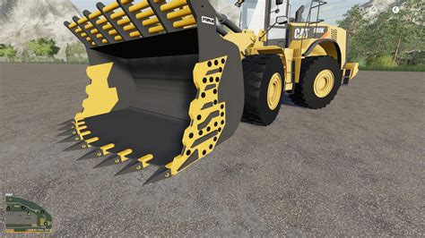 Mod Mining Bucket For 980k Cat Loader V10 Farming