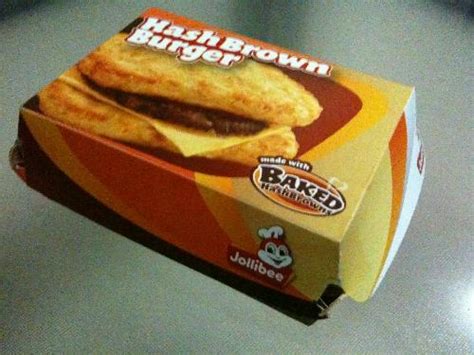 Jollibees Hashbrown Burger Mylot