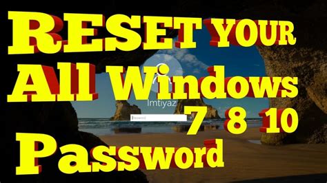 How To Reset Your Forgotten Windows 10 Password Easily YouTube