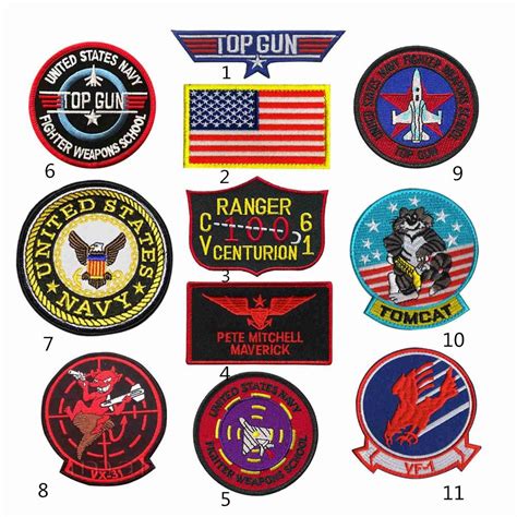 vf 1 top gun embroiderey tactical military morale velcro patches badges combat emblem applique