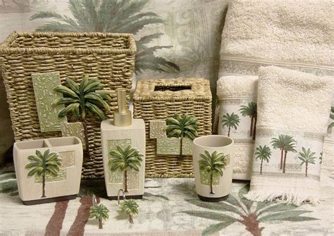 Paradise palm bath accessories … these pictures of this page are about:palm tree bathroom decor. Amazon.com: Bacova Guild Citrus Palm, 20" x 33" Bath Rug ...