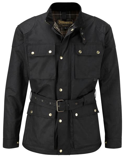 Classic Wax Cotton Motorcycle Jacket Waxed Cotton Jacket Jackets Clothes