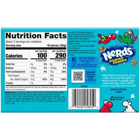Nerds® Gummy Clusters Holiday Candy 3 Oz Fred Meyer