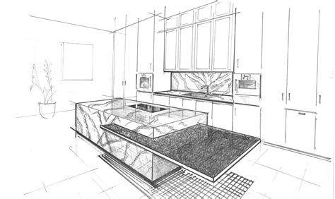 The Kitchen As Art Furniture Sketch Kitchen Design Kitchen Remodel