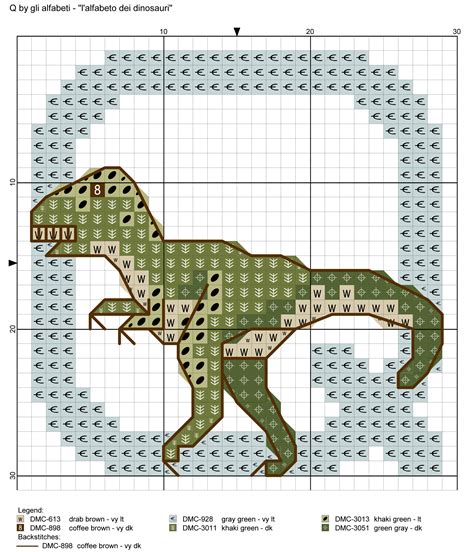 Free shipping on orders over $25 shipped by amazon. alfabeto dei dinosauri Q (With images) | Abeceda, Vyšívání ...