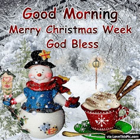 Good Morning Merry Christmas Week Pictures Photos And Images For