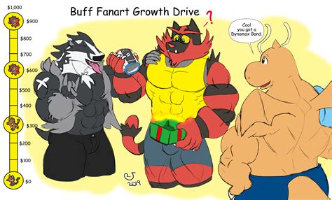 Buff Fanart Growth Drive Incineroar 9 — Weasyl