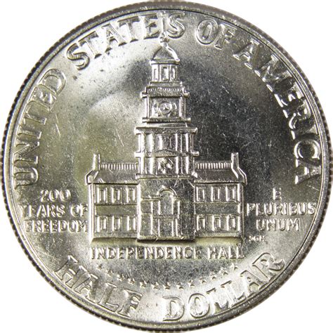 1976 D Kennedy Bicentennial Half Dollar Bu Uncirculated Mint State 50c