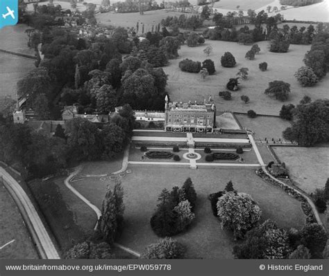 Epw059778 England 1938 Hunsdon House Hunsdon 1938 Britain From Above