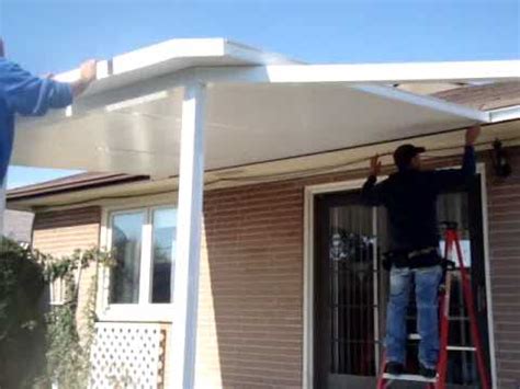 HOW TO INSTALL AN INSULATED ROOF -PANELS PART 3 - YouTube