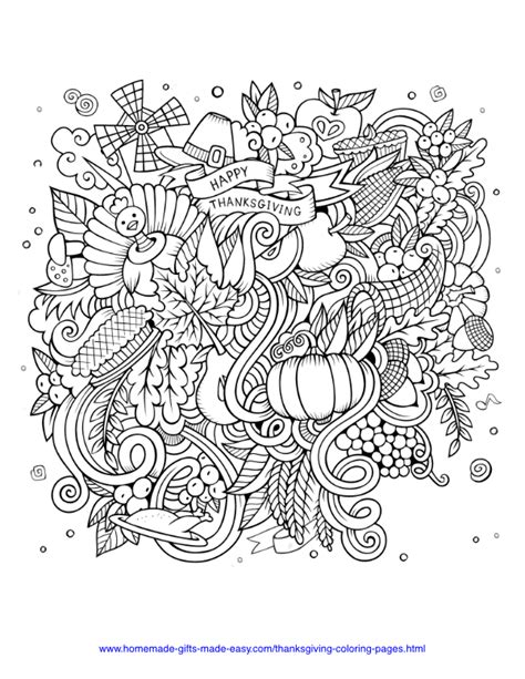 2 happy thanksgiving coloring pages for adults & kindergarten. 30+ Thanksgiving Coloring Pages - Free Printables