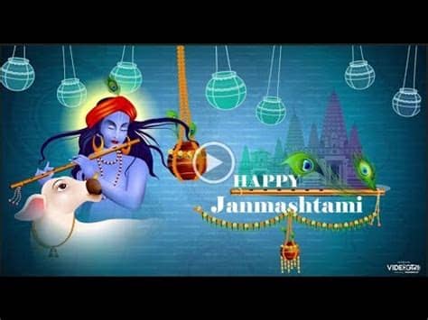 Krishna janmashtami whatsapp status video get your own custom krishna janmashtami wish video like this just share content/pictures/background music and get. Janmashtami New WhatsApp Status Video 2020 | Happy Krishna ...
