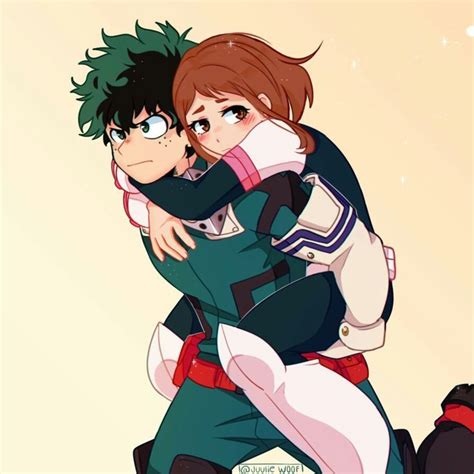 Midoriya Izuku X Uraraka Ochako Boku No Hero Academia My Hero