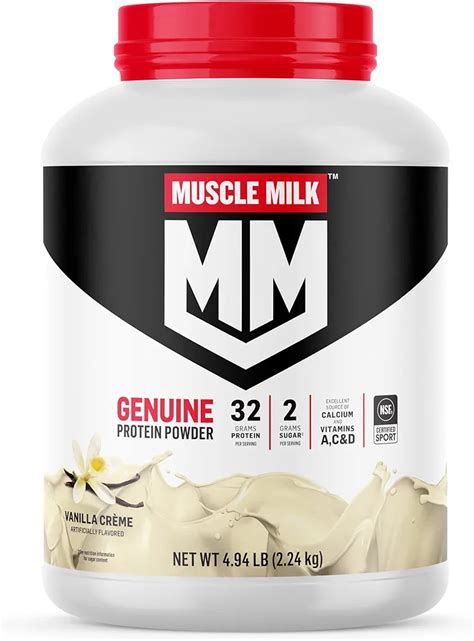 Muscle Milk Genuine Protein Powder Vanilla Creme 32g Protein Is Not