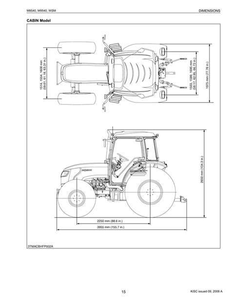 Kubota M8540 M9540 Tractor Service Manual