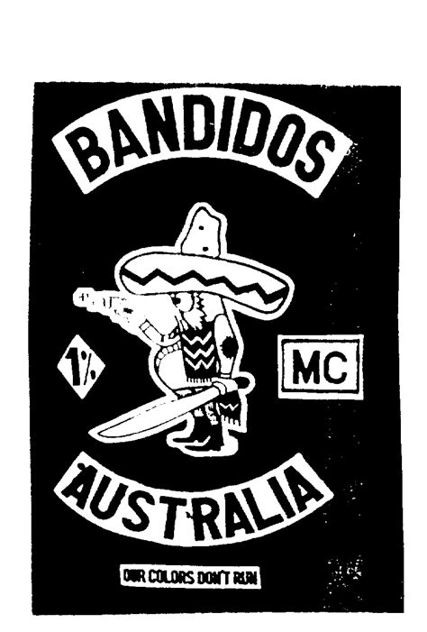 10 bandidos logos ranked in order of popularity and relevancy. BANDIDOS AUSTRALIA 1% MC OUR COLORS DON'T RUN by Bandidos ...