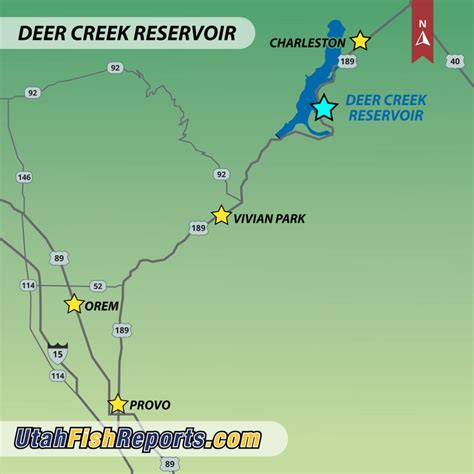 Deer Creek Reservoir Fish Reports And Map