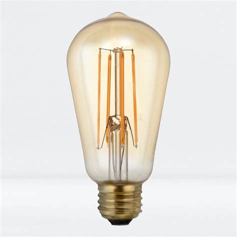 5w Led E27 St58 Filament Dimmable Light Bulb Warm White