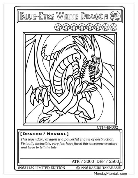 20 Yu Gi Oh Coloring Pages Free Pdf Printables