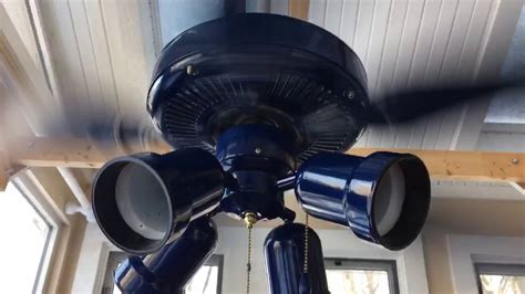52” Blue Craftmade Decorative Ceiling Fan Remake Youtube