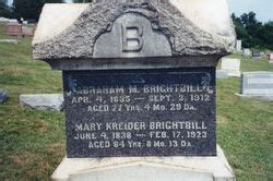 Mary Anna Kreider Brightbill 1838 1923 Mémorial Find a Grave