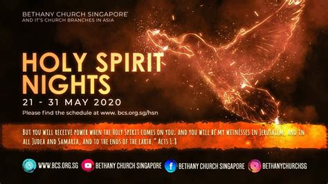 Holy Spirit Night May Youtube