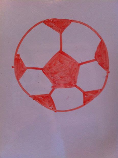 Cómo Dibujar Un Balón De Fútbol Fácil Paso 5 Color Que