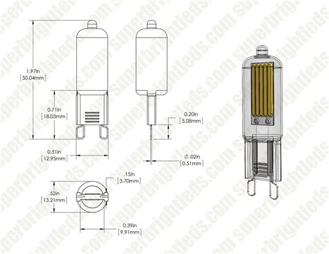 This can be calculated if you happen to know your bulb's lumens per watt, using this equation: G9 LED Bulb - 25 Watt Equivalent - 120V AC - Bi-Pin LED ...