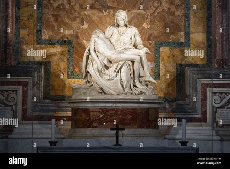 Italy Rome One Of Michelangelo S Greatest Works The Pieta In St Peter S