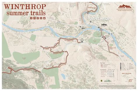 Methow Trails Winthrop Washington Trail Maps