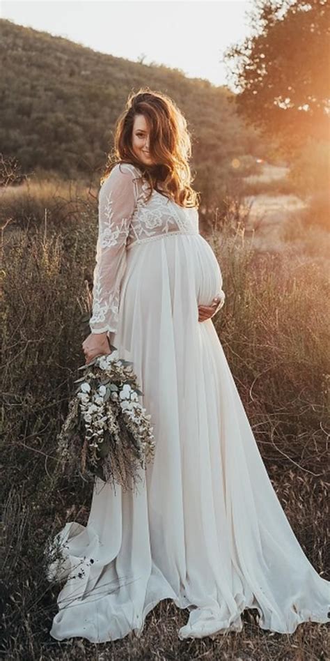 Maternity Wedding Dresses 15 Looks For Moms Faqs Pregnant Wedding Dress Mom Wedding Dress
