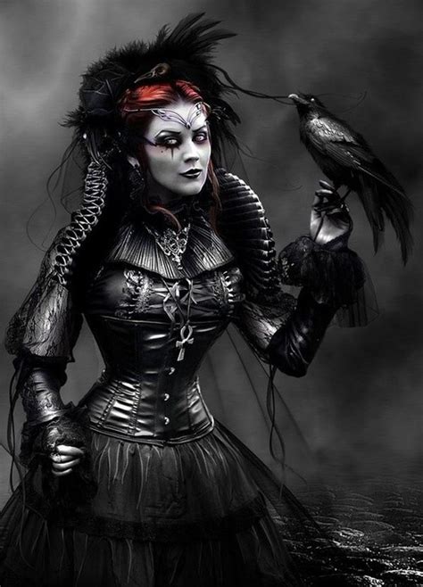 Excellent Piece Of Dark Art For A Raven Holding Arcane Queen Entitled