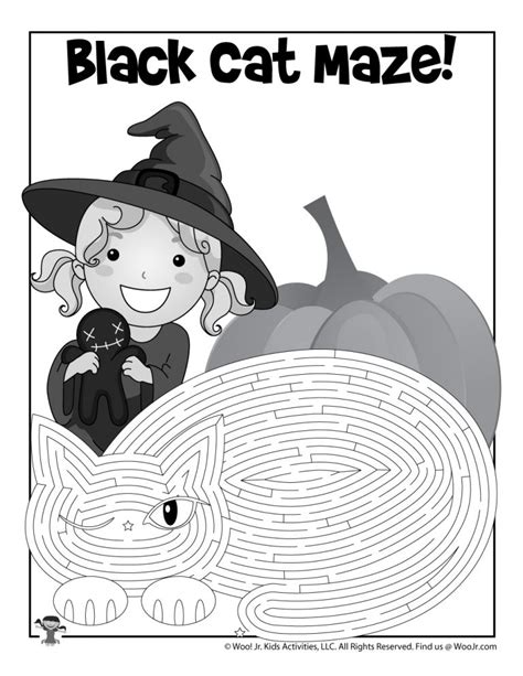 Printable Halloween Mazes For Kids Woo Jr Kids Activities