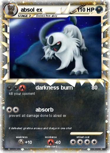 This is a absol card. Pokémon absol ex 41 41 - darkness burn - My Pokemon Card