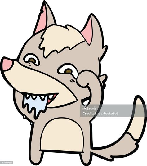 Cartoon Hungry Wolf Stock Illustration Download Image Now Istock